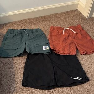 Old Navy Men's Athletic Shorts - Black, Green, and Orange